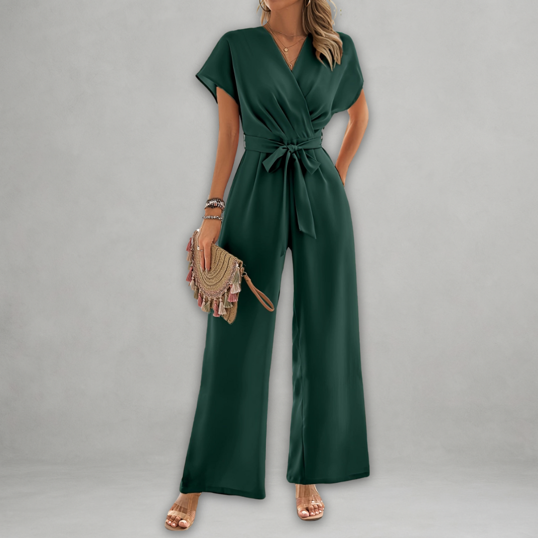 Isadora | Macacão Feminino com Cinto Elegante