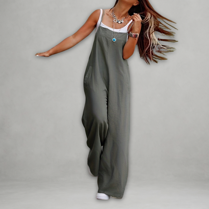 Noémie | Macacão Largo Boémio