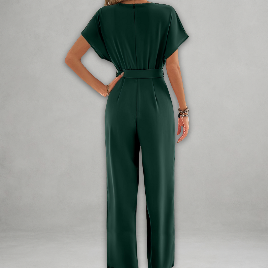 Isadora | Macacão Feminino com Cinto Elegante