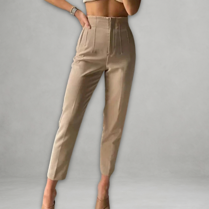 Matilda | Calças de Cintura Alta e Corte Lápis