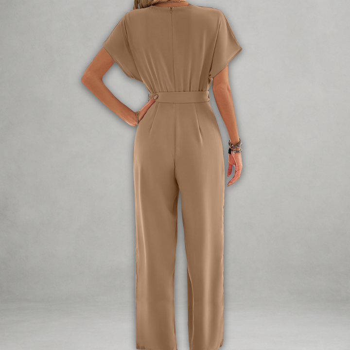 Isadora | Macacão Feminino com Cinto Elegante