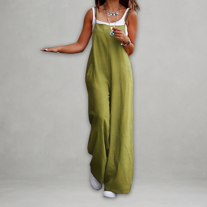 Noémie | Macacão Largo Boémio