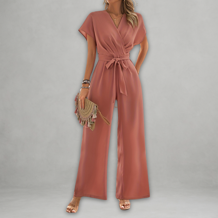 Isadora | Macacão Feminino com Cinto Elegante