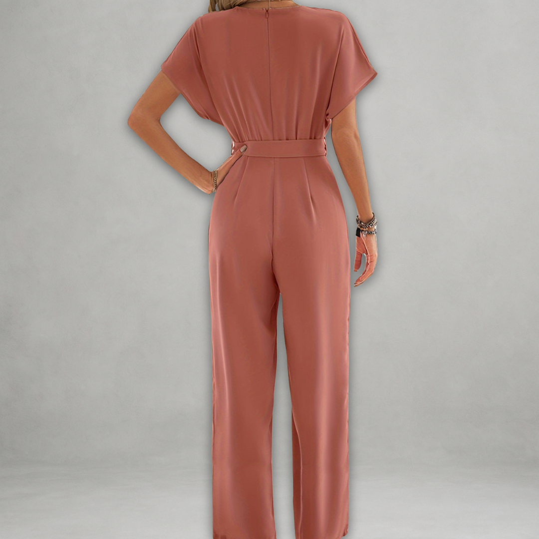 Isadora | Macacão Feminino com Cinto Elegante