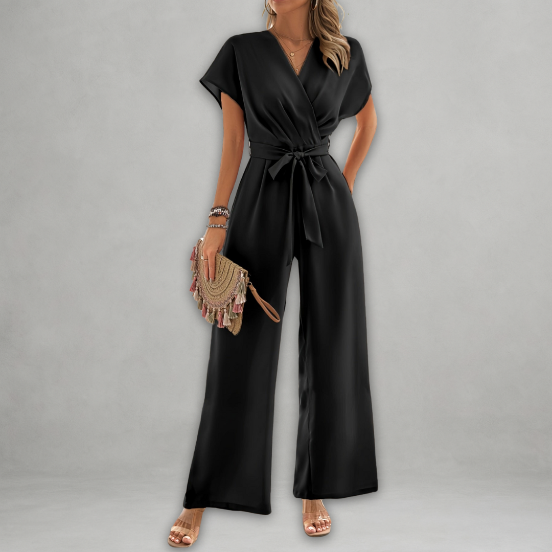 Isadora | Macacão Feminino com Cinto Elegante