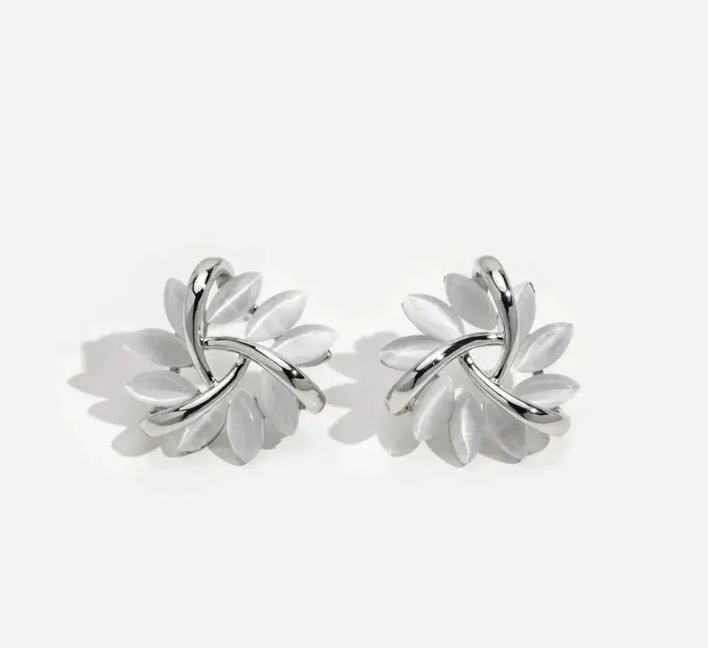 Noelia | Brincos Florais Dourados