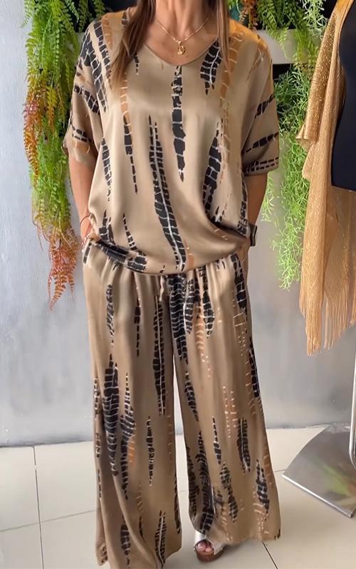 Elena | Conjunto Satinado Casual e Elegante