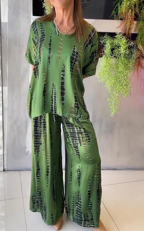 Elena | Conjunto Satinado Casual e Elegante