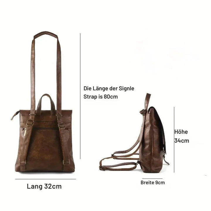 Ermelinde | Mochila Retrô Artesanal